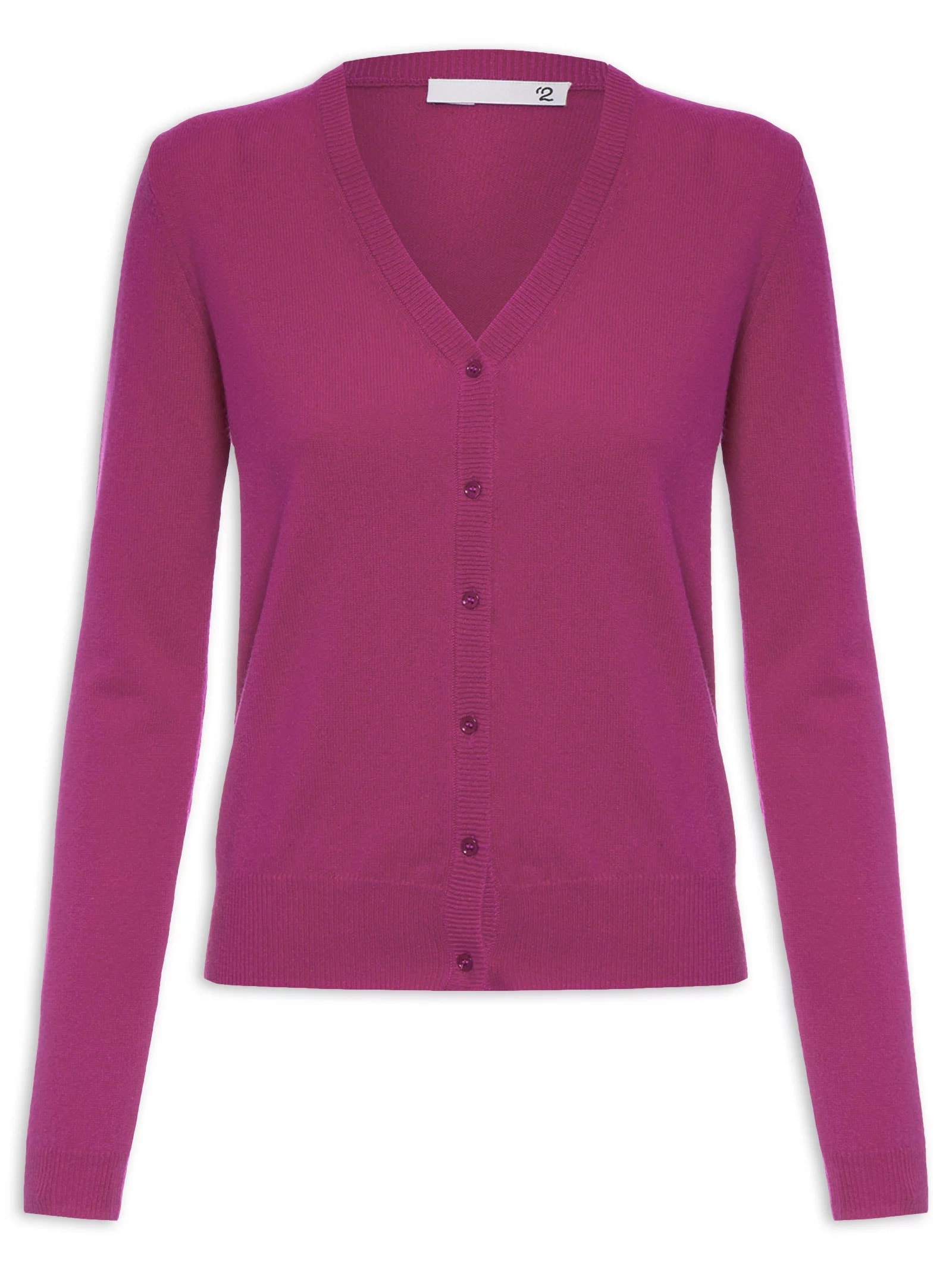 Cardigan Feminino Puro Cashmere Rosa '2Essential