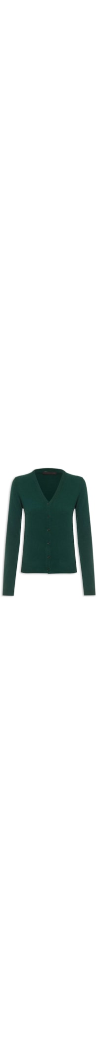 Cardigan Feminino Puro Cashmere - Verde