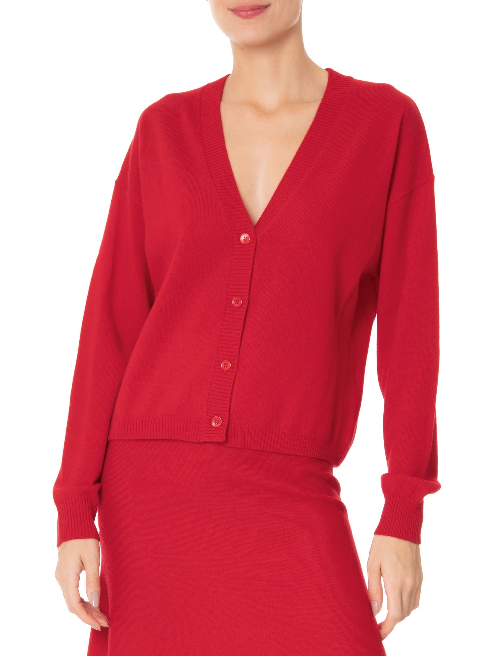 Cardigan Feminino Puro Cashmere Vermelho '2Essential