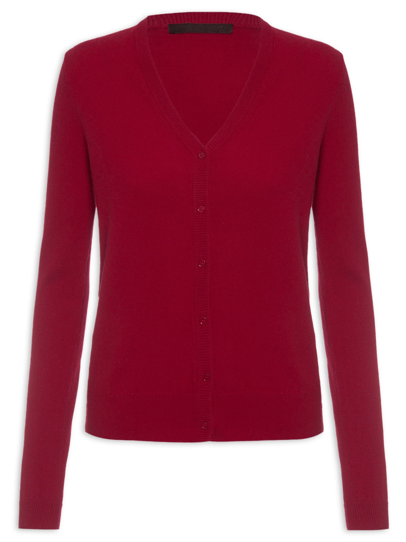Cardigan Feminino Puro Cashmere Vermelho '2Essential