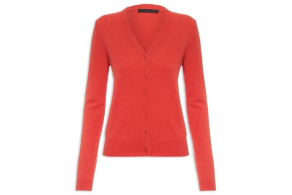 Cardigan Feminino Puro Cashmere - Vermelho