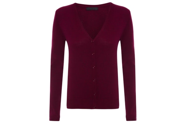Cardigan Feminino Puro Cashmere - Vermelho