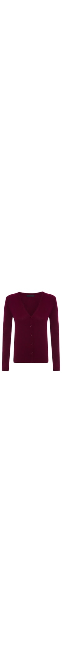 Cardigan Feminino Puro Cashmere - Vermelho