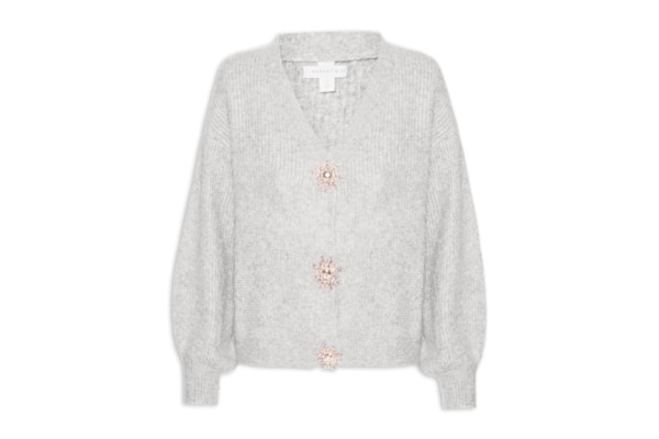 Cardigan Feminino Solar Em Tricot  – Cinza