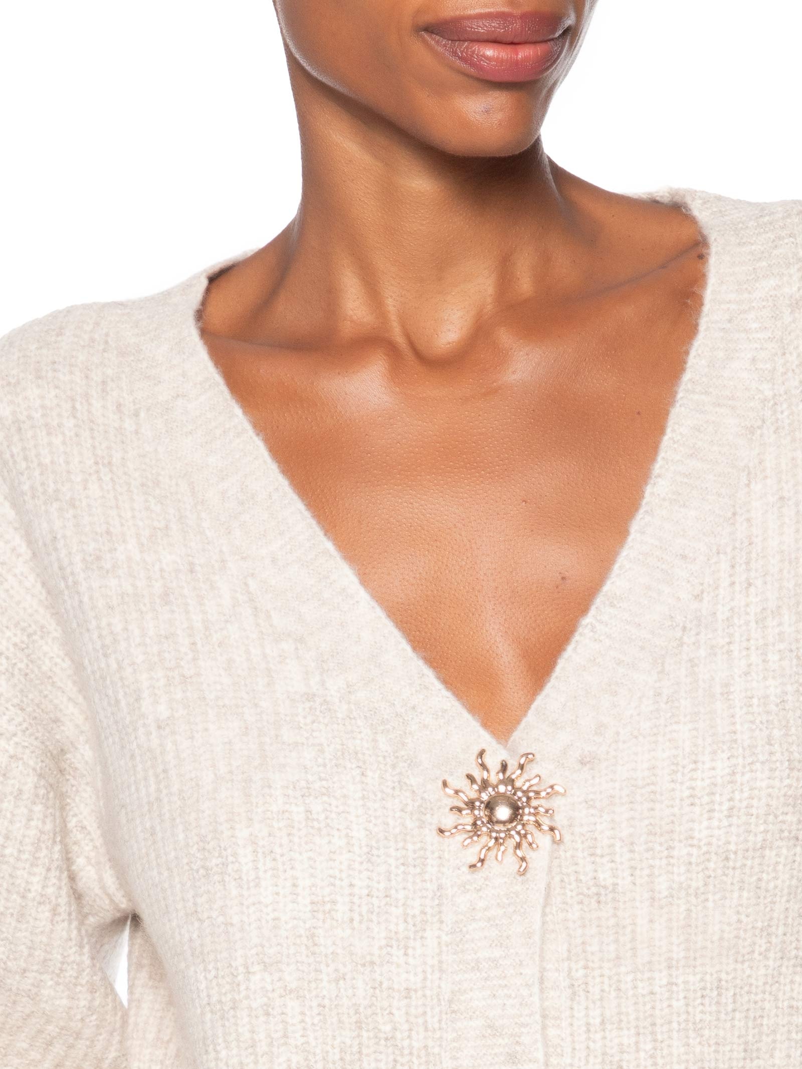 Cardigan Feminino Solar – Bege Market 33
