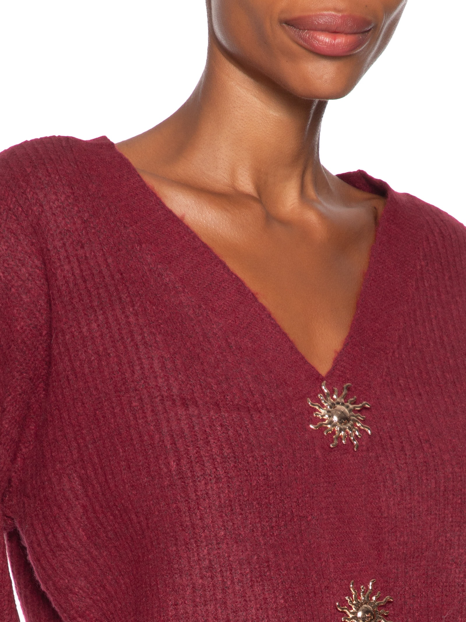 Cardigan Feminino Solar – Vermelho Market 33