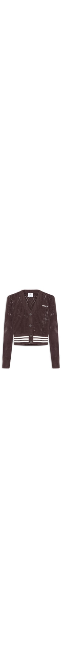 Cardigan Feminino Stripes - Marrom