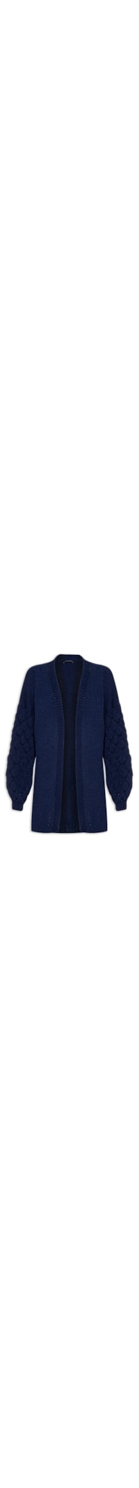 Cardigan Feminino Tricot - Azul