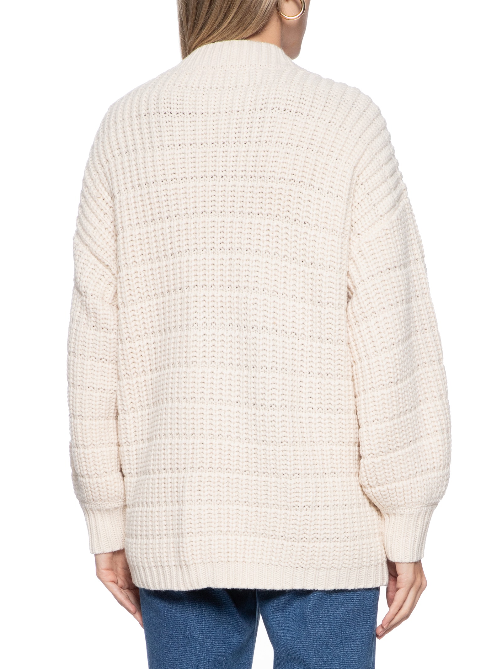 Cardigan Feminino Tricot - Dzarm - Bege