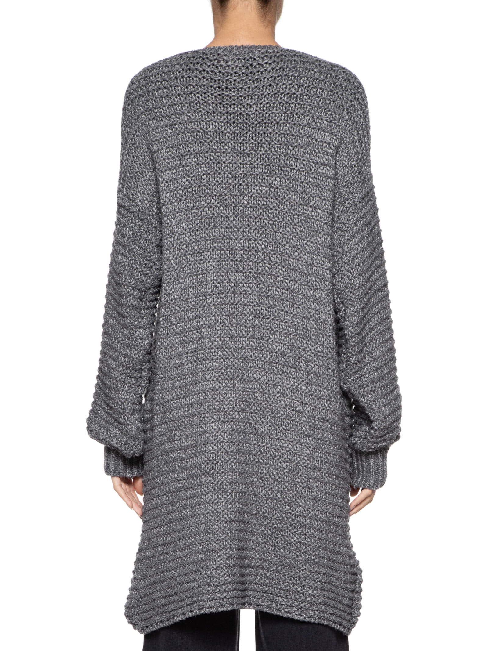Cardigan Feminino Tricot - Market 33 - Cinza