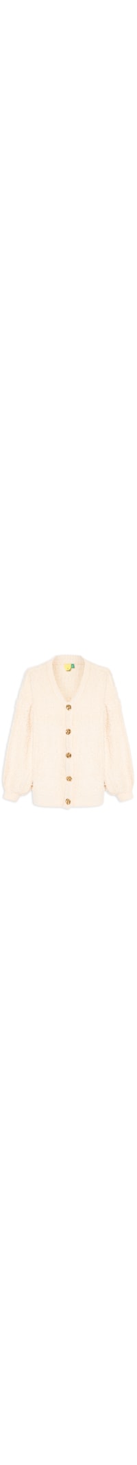 Cardigan Feminino Tricot Longo - Bege