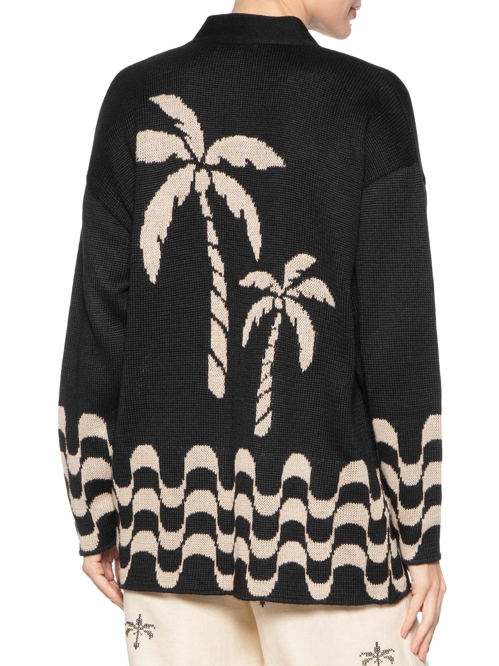 Cardigan Feminino Tricot Orla Preto Dress To