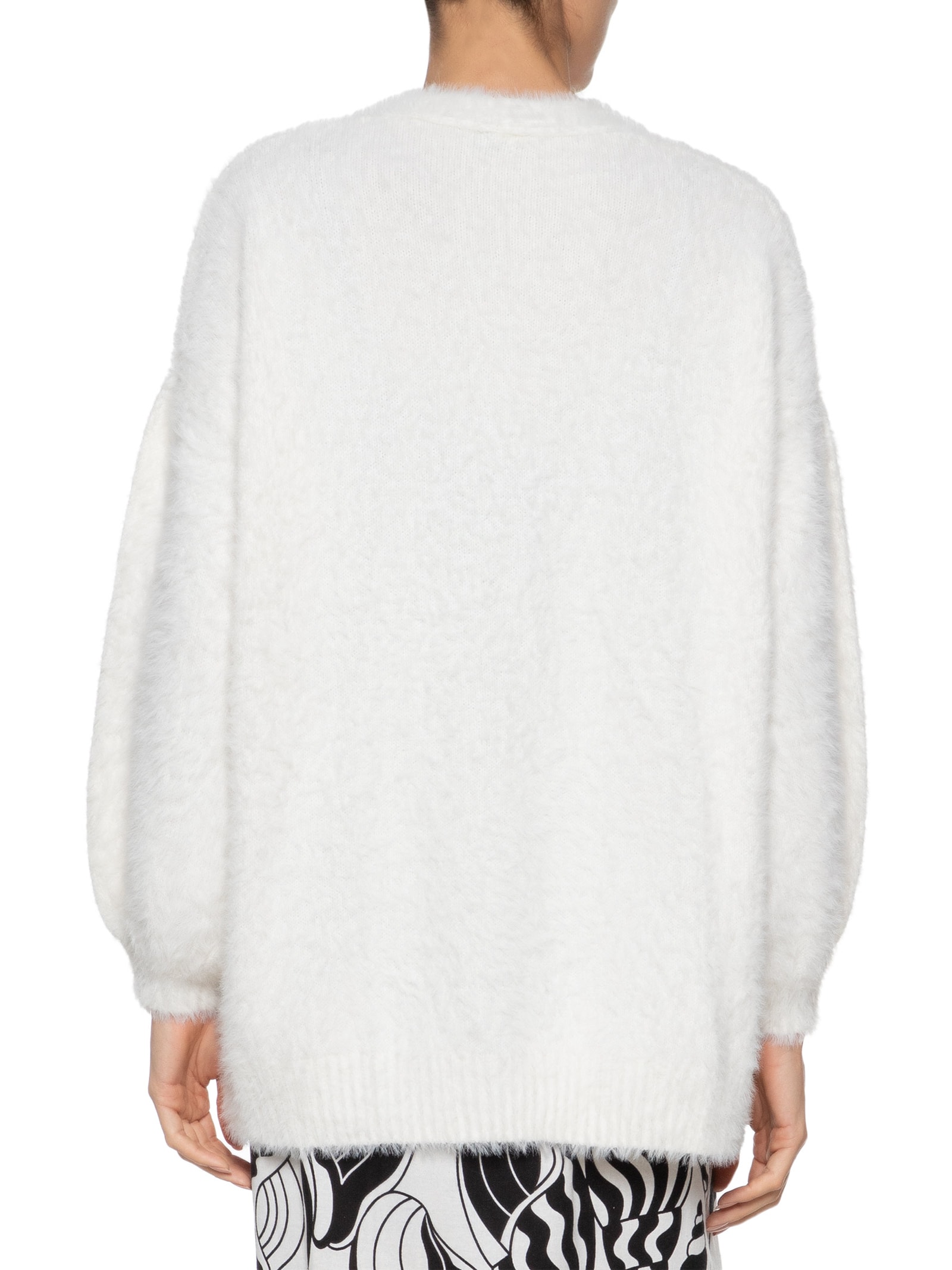 Farm - Cardigan Feminino Tricot Pelinho - Off White