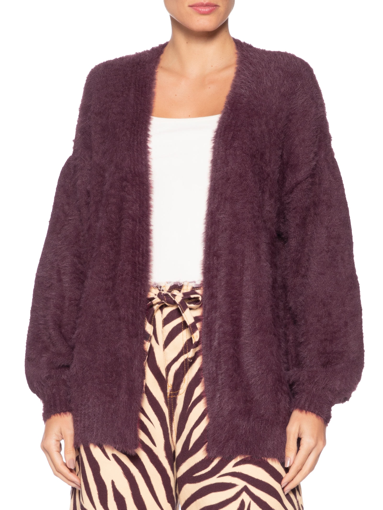 Cardigan Feminino  Tricot Pelinho – Vermelho Farm
