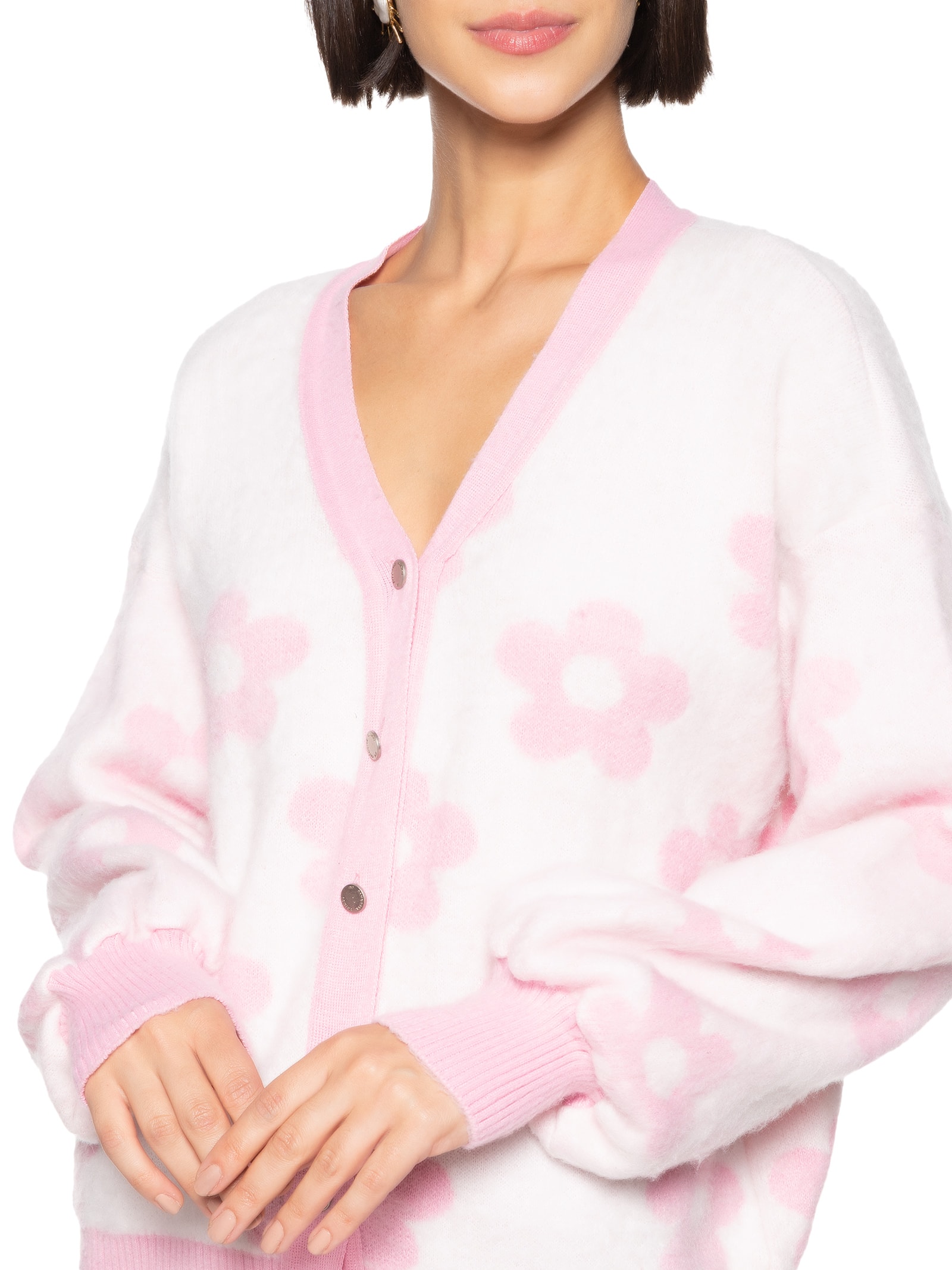 My Favorite Things - Cardigan Feminino Tricot - Rosa
