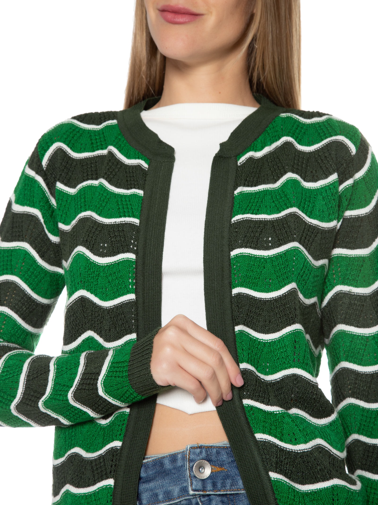 Colcci - Cardigan Feminino Tricot - Verde