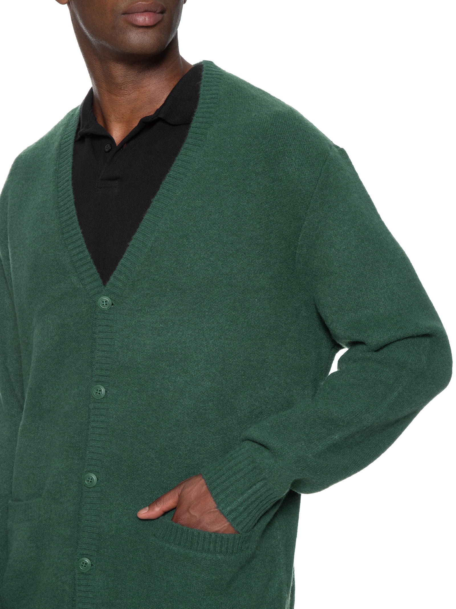 VANS Knit Cardigan 'HAVENWOOD' in Dark Green | ABOUT YOU