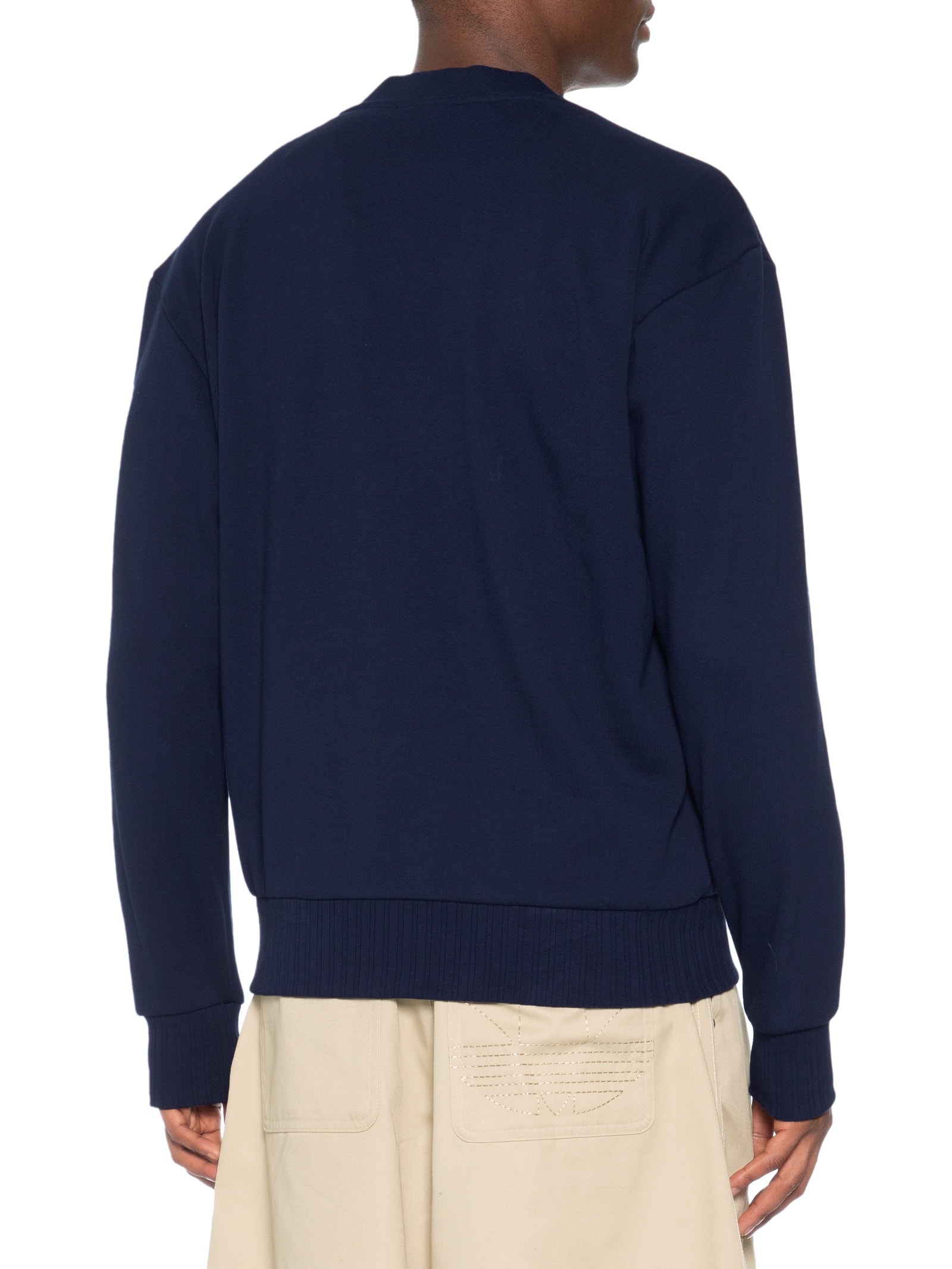 Cardigan Masculino Varsity Azul Adidas Originals
