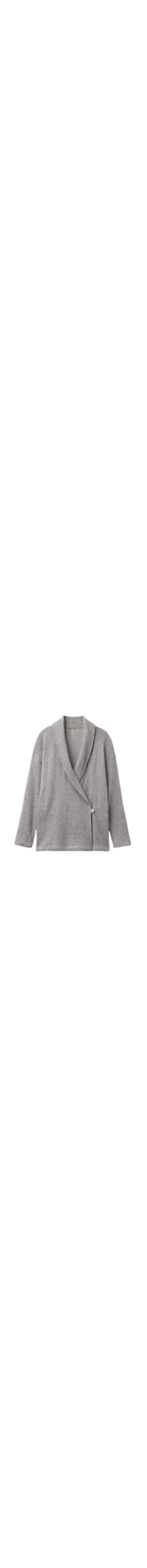 Cardigan Soft Tricot - Cinza
