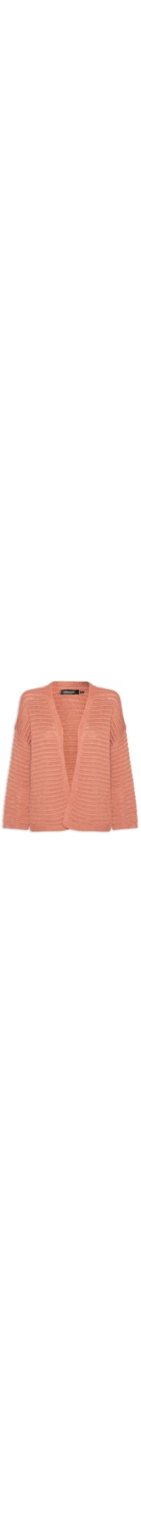 Cardigan Tricot Feminino Amplo - Rosa