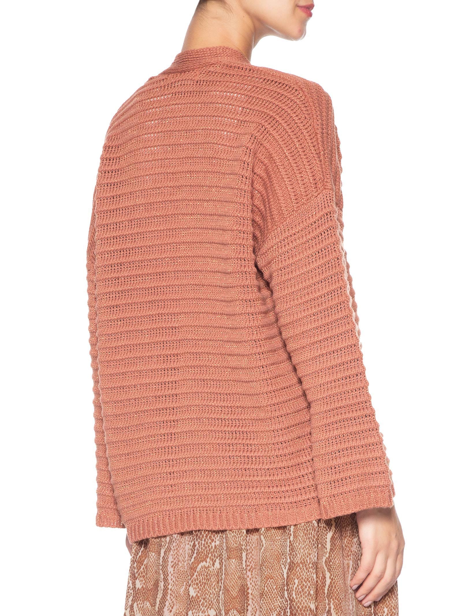 Cardigan Tricot Feminino Amplo Rosa Maria Filó