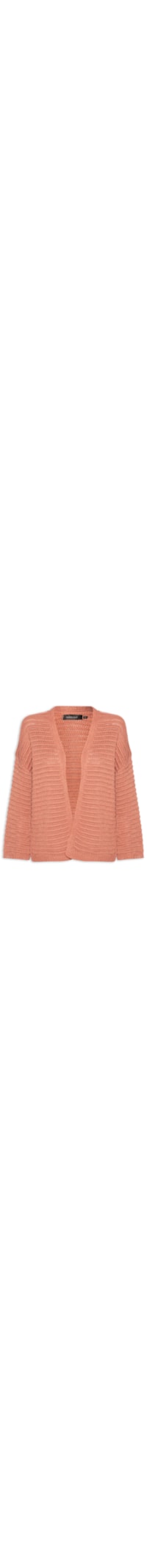 Cardigan Tricot Feminino Amplo - Rosa