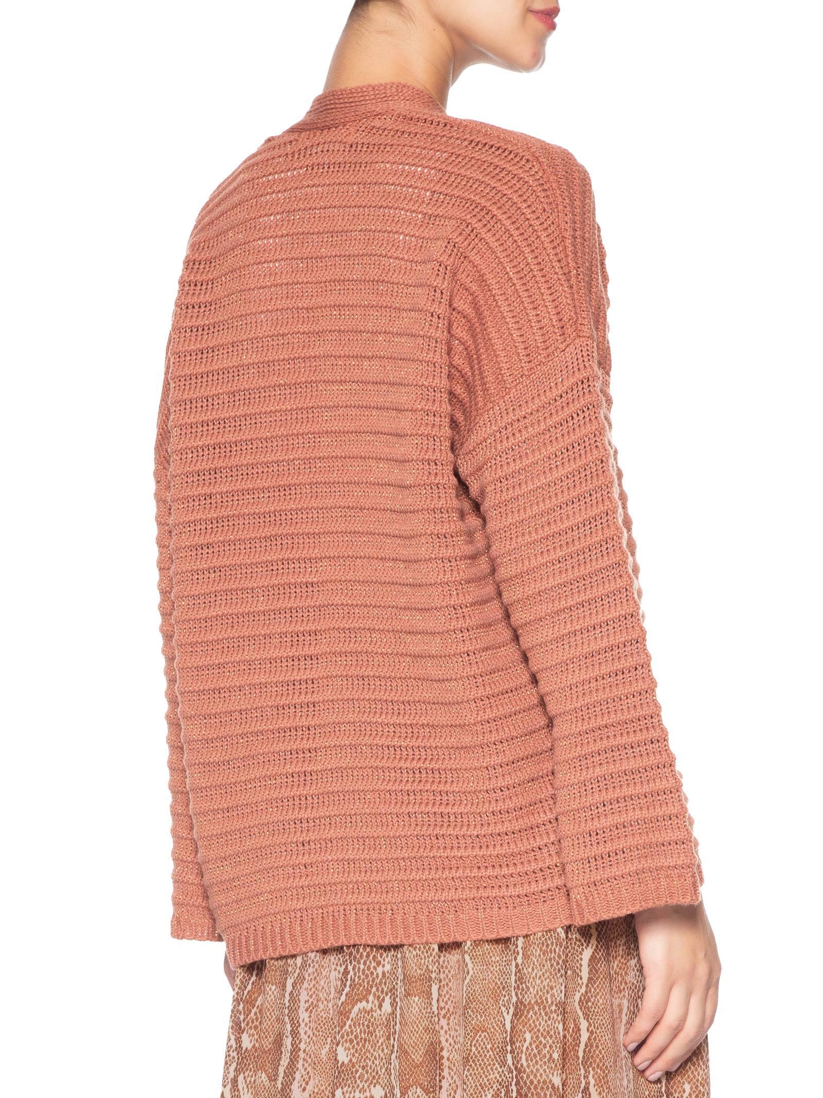 Cardigan Tricot Feminino Amplo Rosa Maria Filó