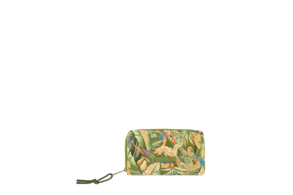 Carteira Feminina Astral Floresta Dos Pássaros - Verde