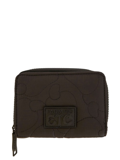 Carteira Feminina Ziriguidum Puffer - Preto