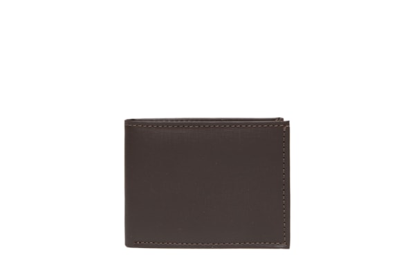 Carteira Masculina com Textura em Couro - Marrom