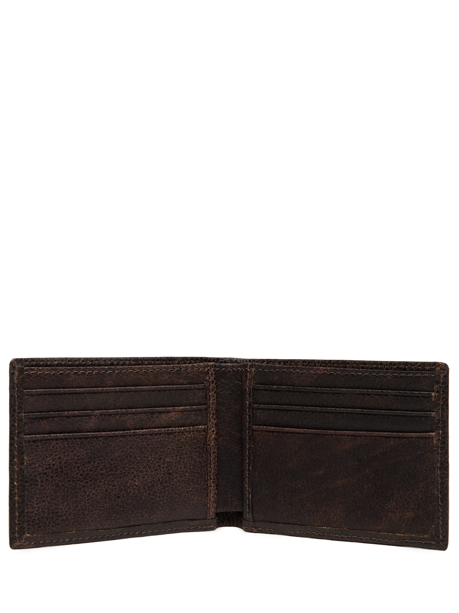 Carteira Masculina Couro Fossil Marrom Osklen