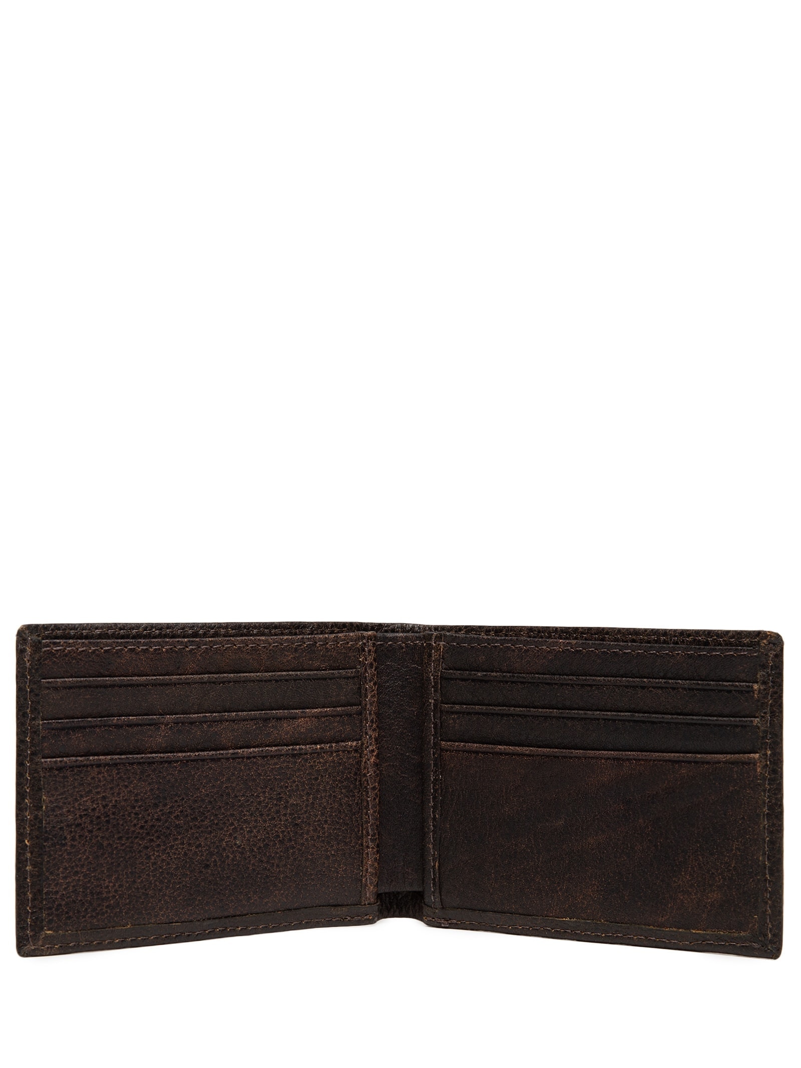 Carteira Masculina Couro Fossil Marrom Osklen