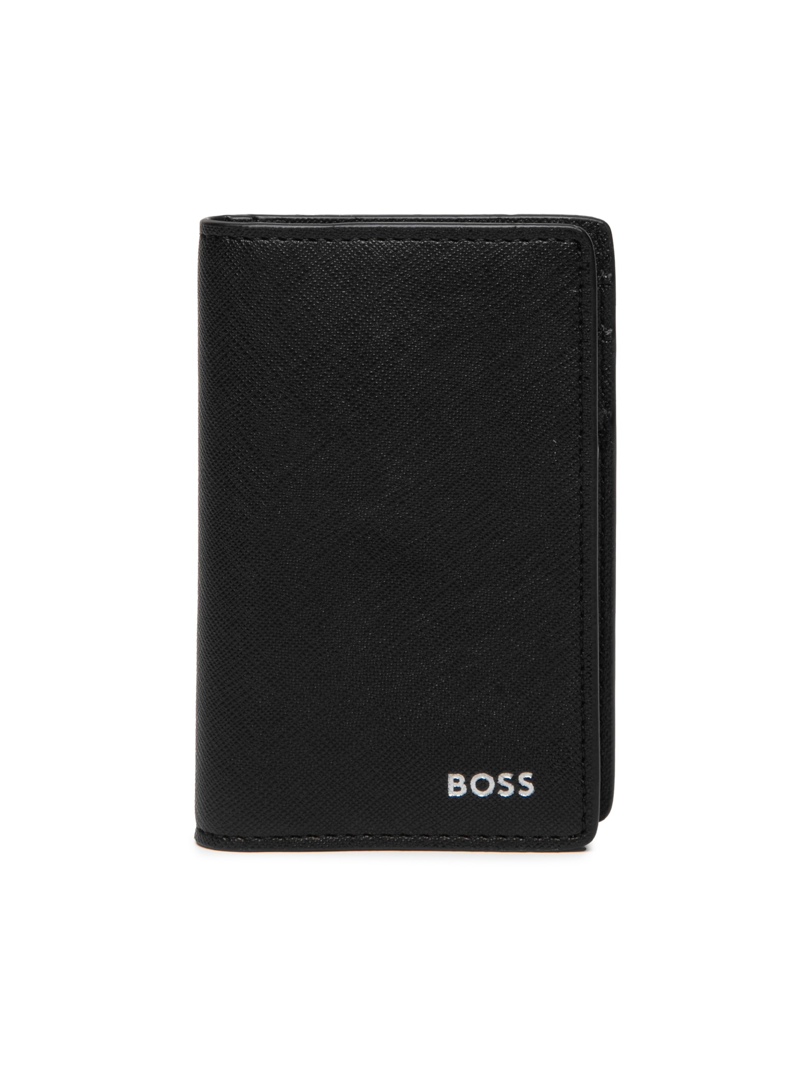 Carteira Masculina Couro Preto Boss