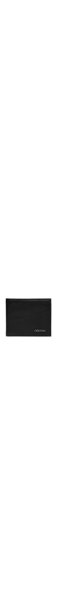Carteira Masculina De Couro - Preto