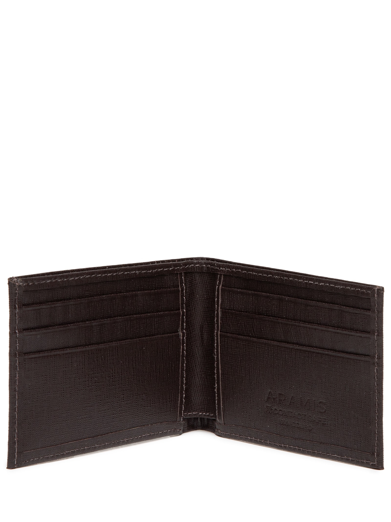 Carteira Masculina Em Couro Saffiano Marrom  Aramis