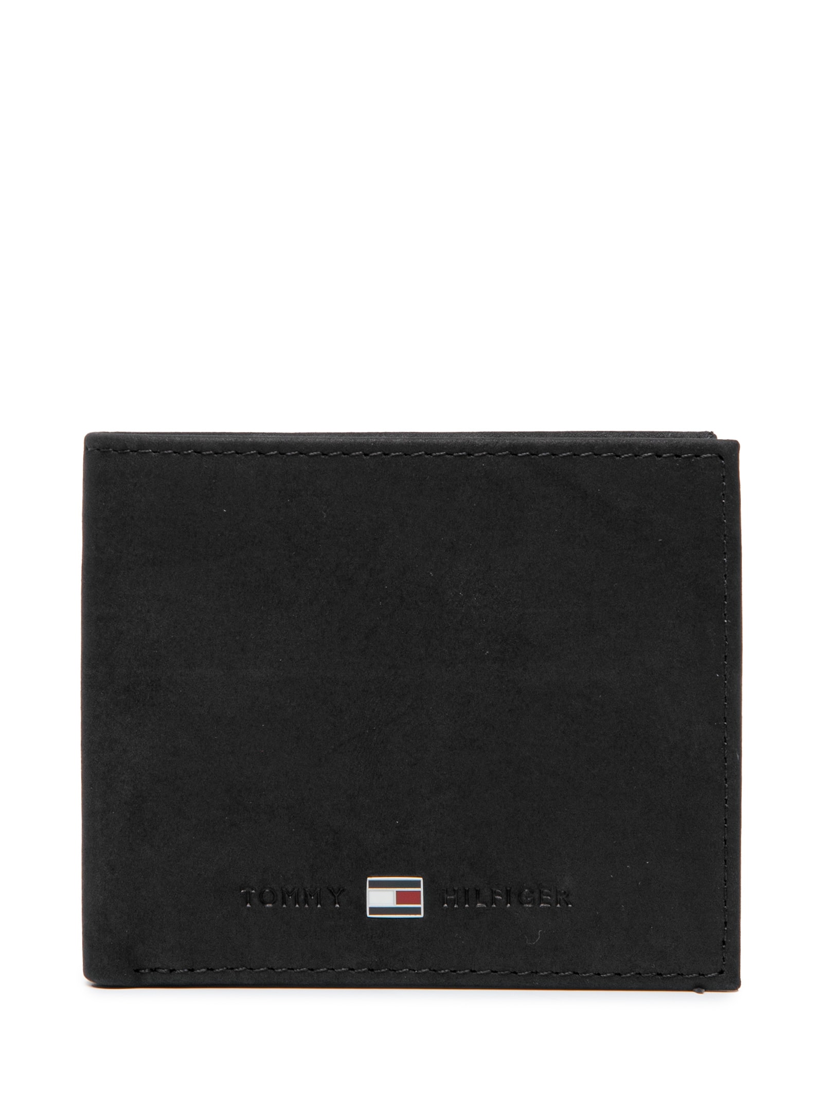 Carteira Masculina Johnson Mini em Couro – Preto Tommy Hilfiger