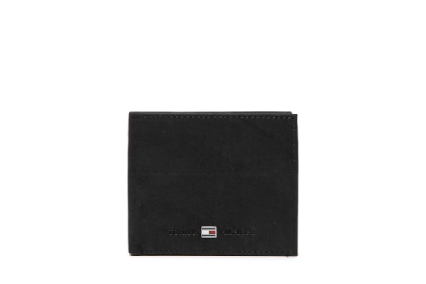 Carteira Masculina Johnson Mini em Couro – Preto