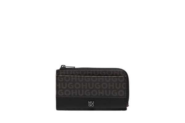Carteira Masculina Leather Quantic_Zip_Ccase M 102 – Preto