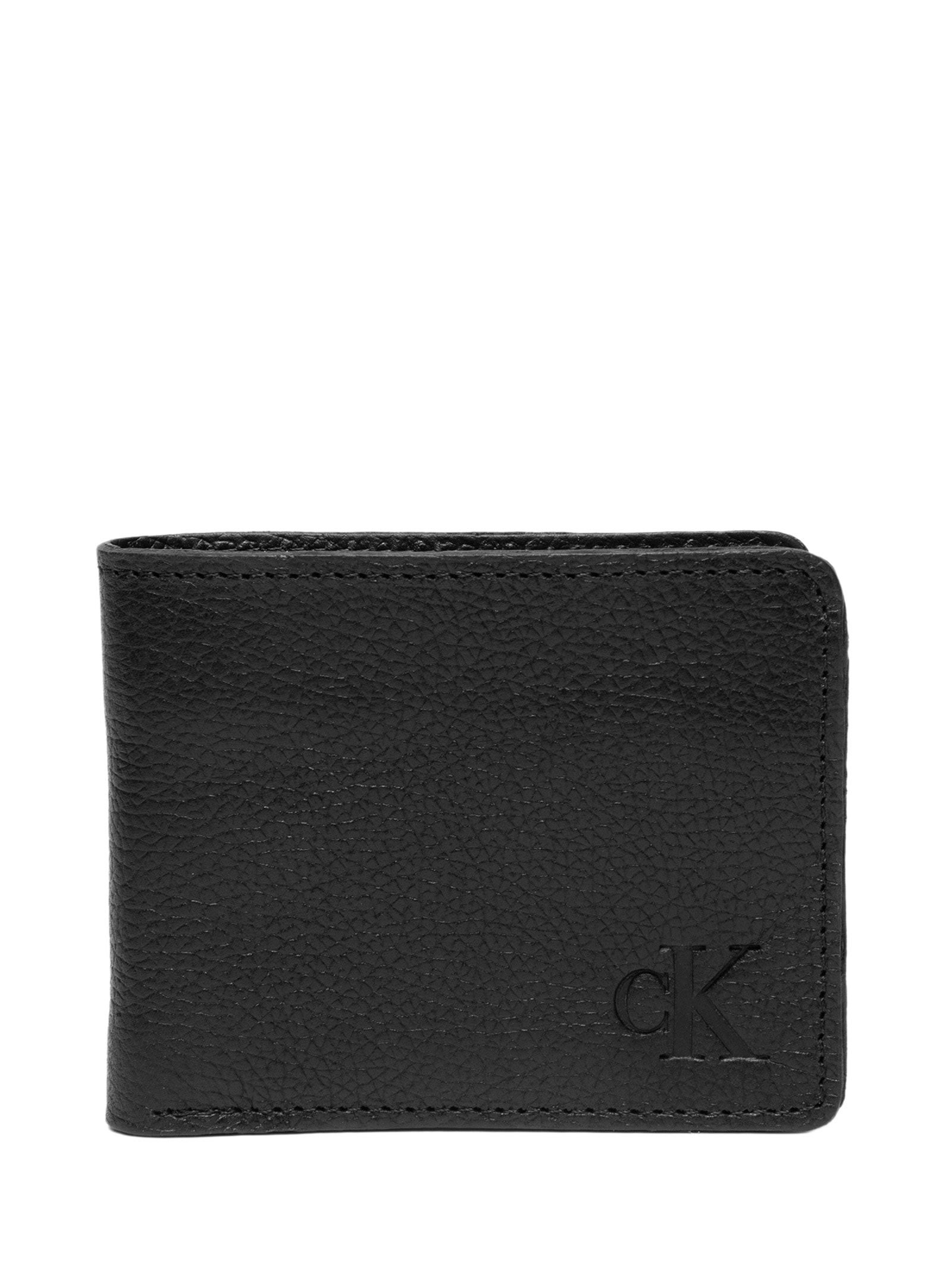 Carteira Masculina Média Floater Queima Preto Calvin Klein Jeans