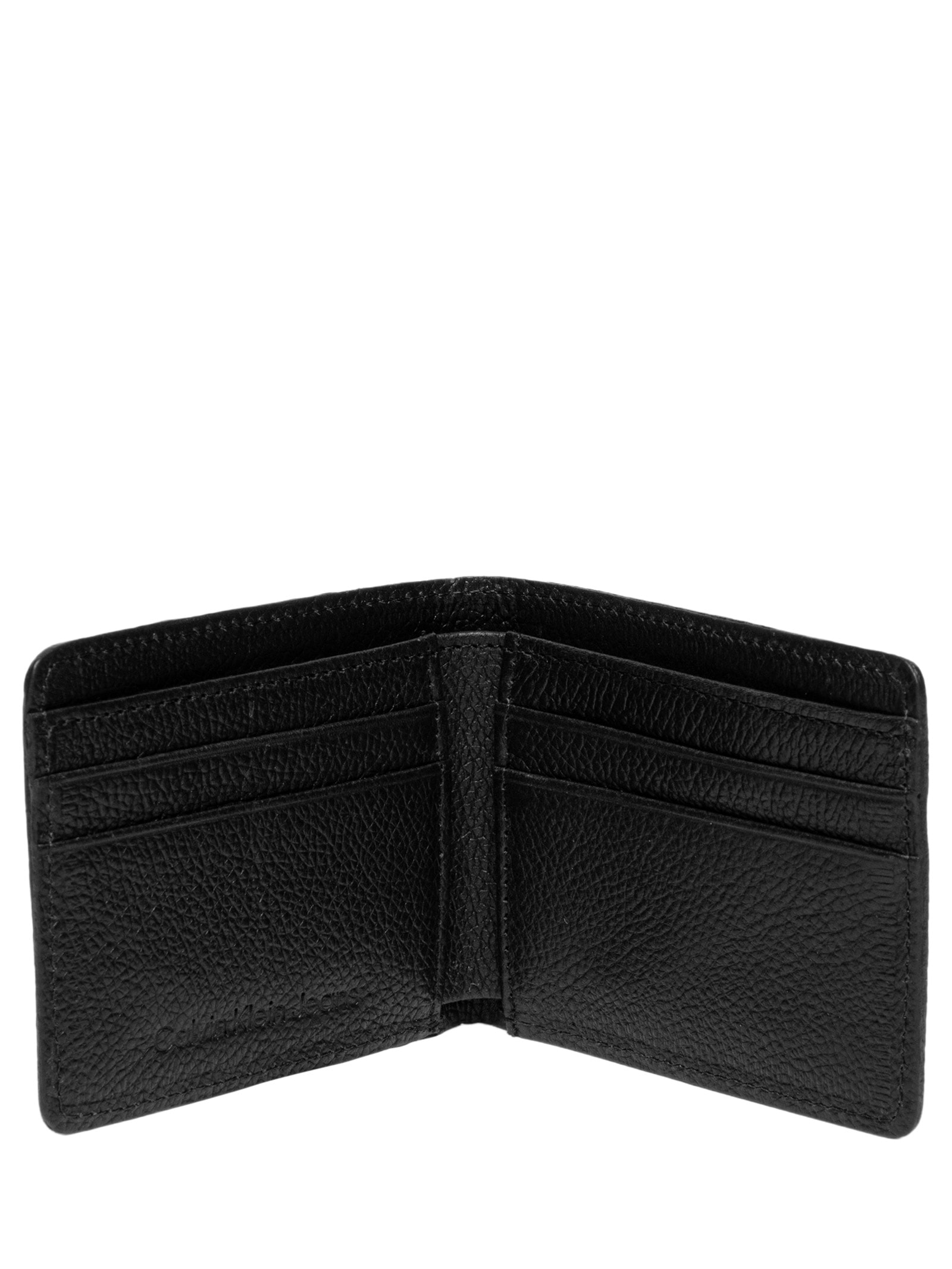 Carteira Masculina Média Floater Queima Preto Calvin Klein Jeans