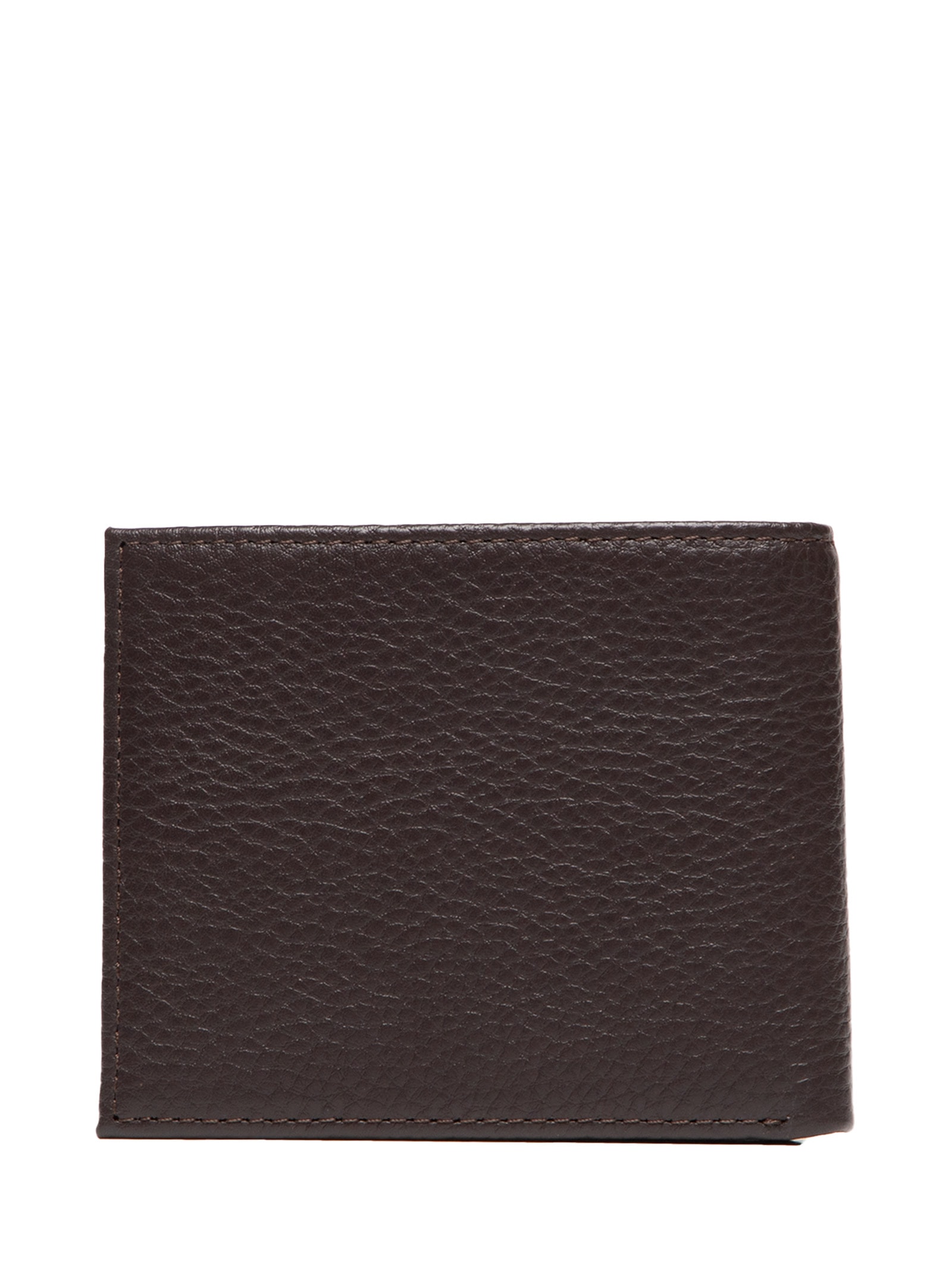 Carteira Masculina TH Central Mini Em Couro Marrom Tommy Hilfiger