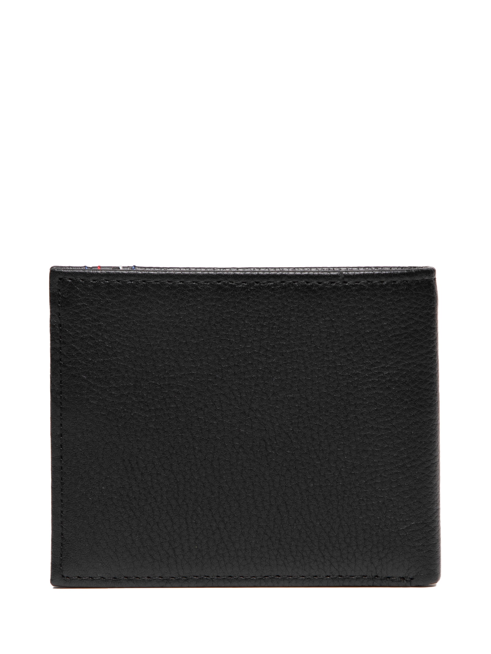 Carteira Masculina TH Central Mini Em Couro Preto Tommy Hilfiger