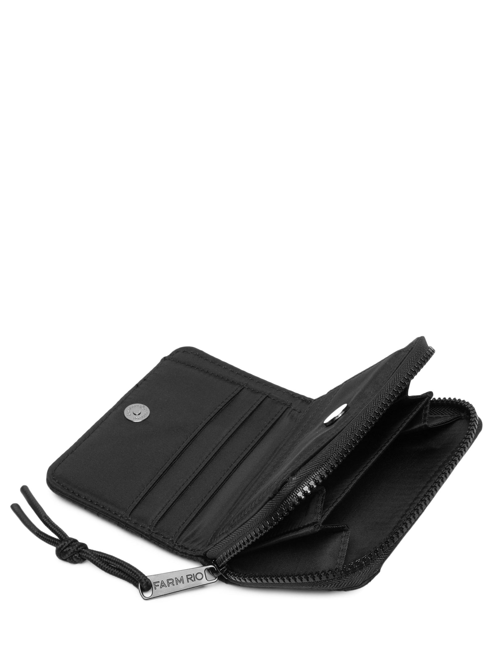 Carteira Ziriguidum Puffer Preto Farm Etc