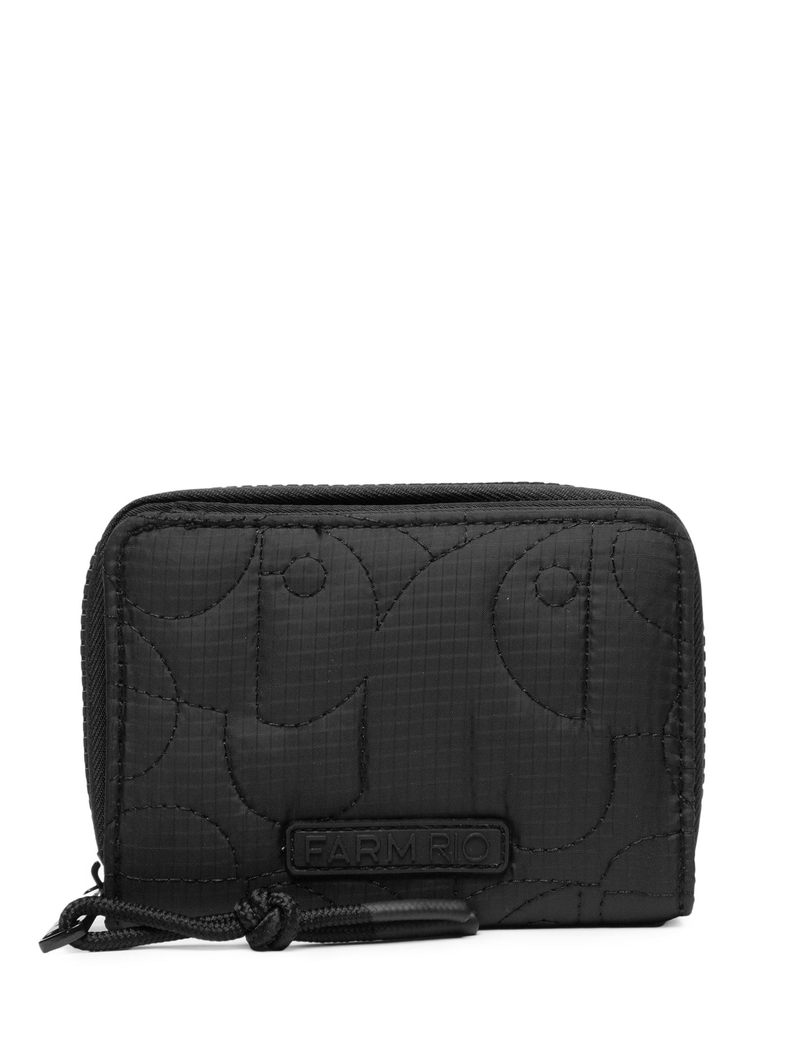 Carteira Ziriguidum Puffer Preto Farm Etc