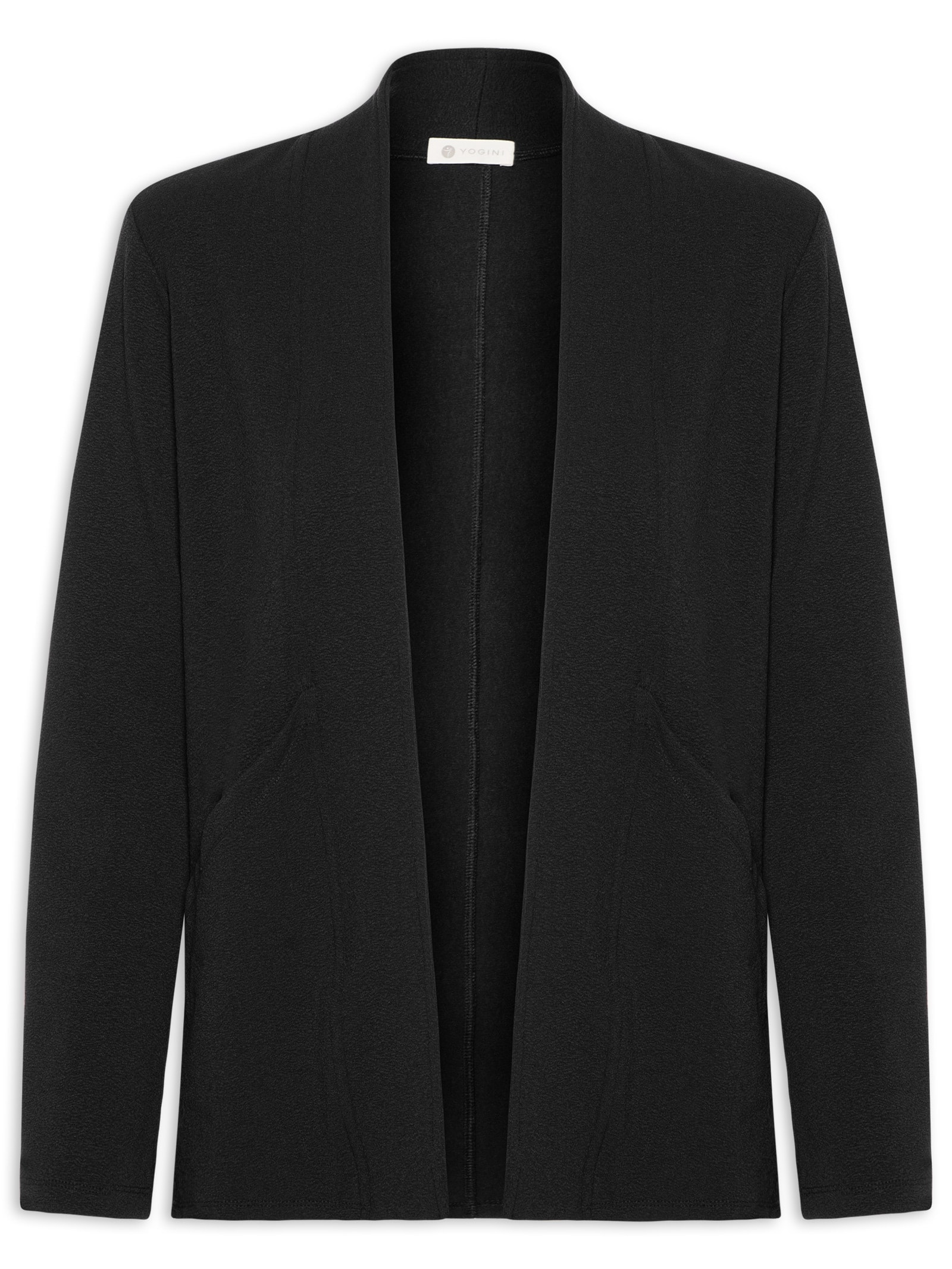 Casaco Alongado Preto Betina Yogini