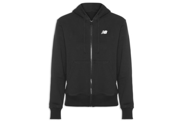 Casaco Com Capuz Feminino Sport Essentials Full Zip - Preto
