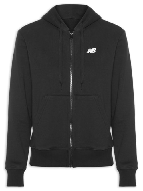 Casaco Com Capuz Feminino Sport Essentials Full Zip - Preto
