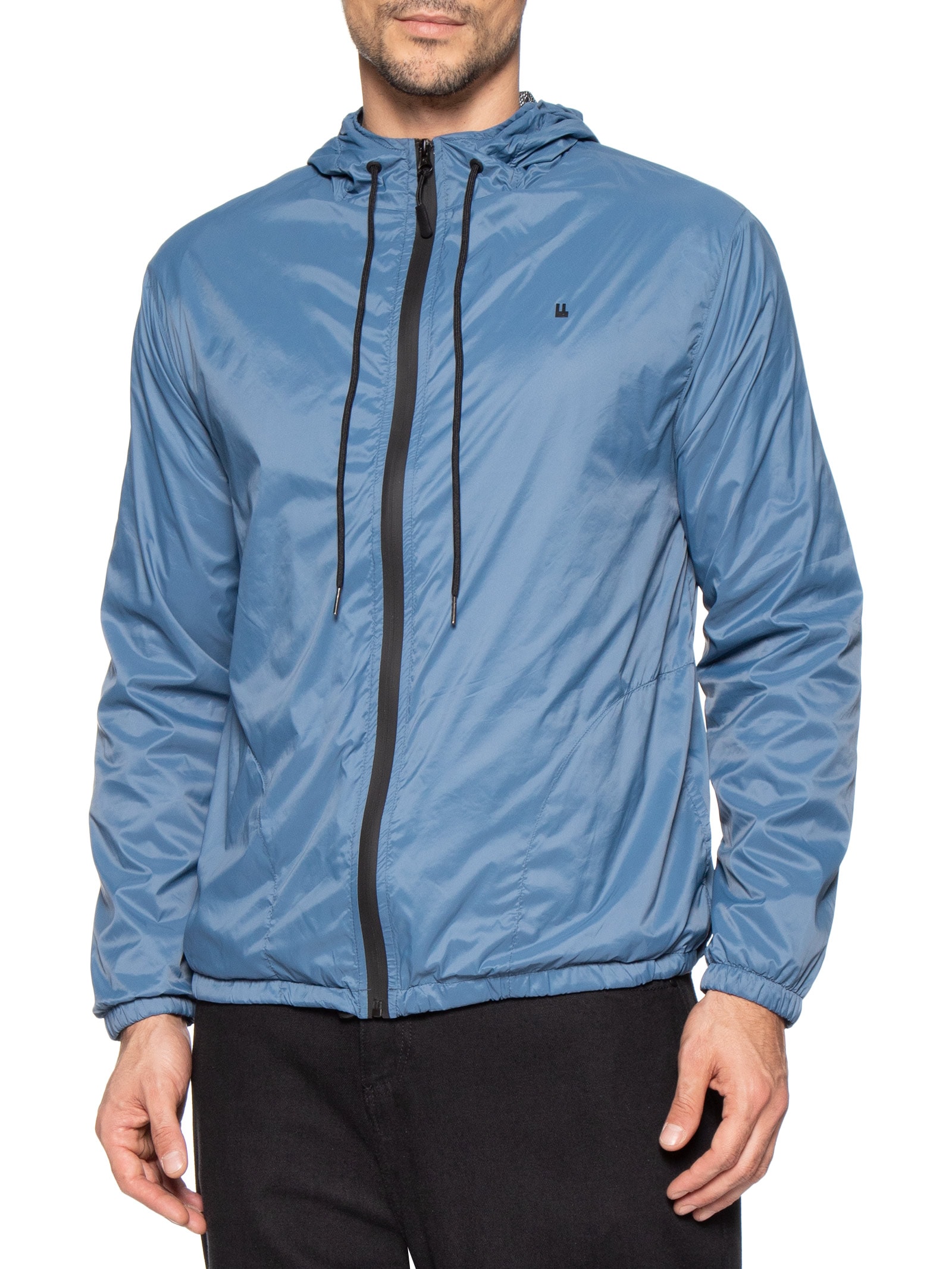 Casaco Corta Vento Masculino Colors New Azul Foxton