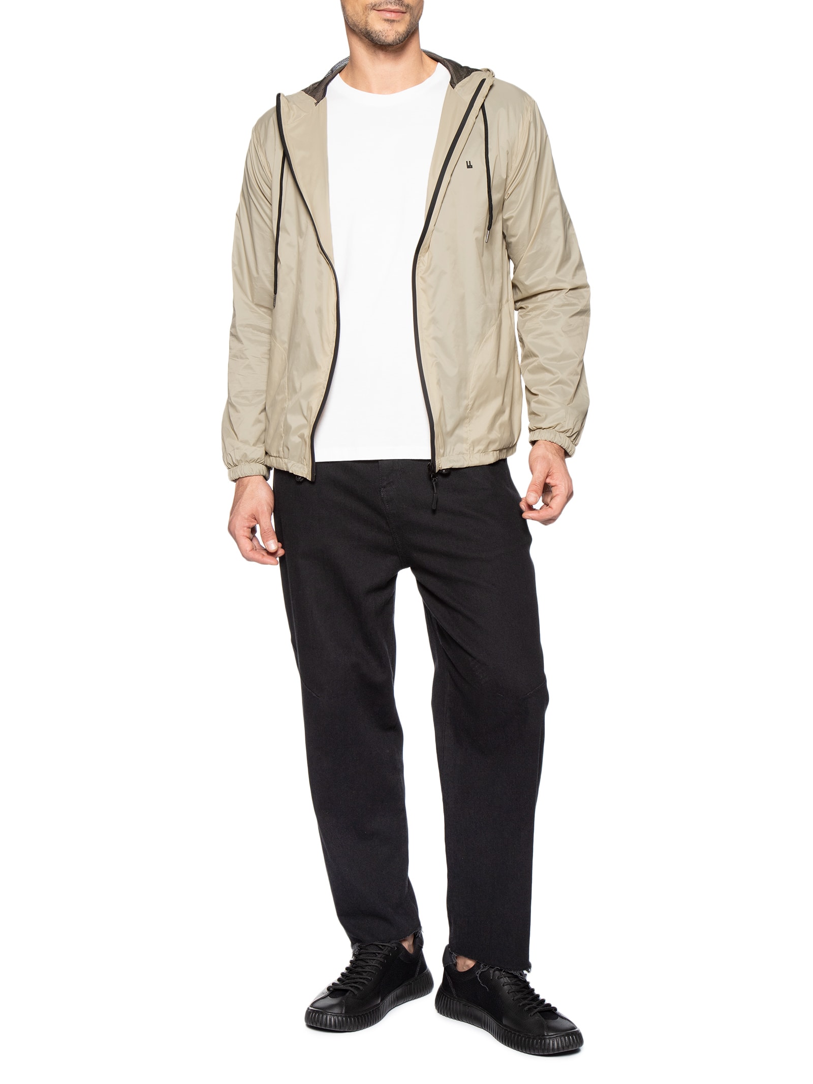 Casaco Corta Vento Masculino Colors New Bege Foxton