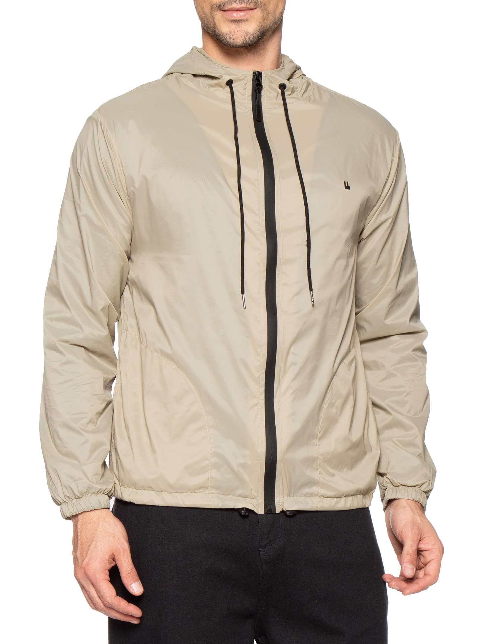Casaco Corta Vento Masculino Colors New Bege Foxton